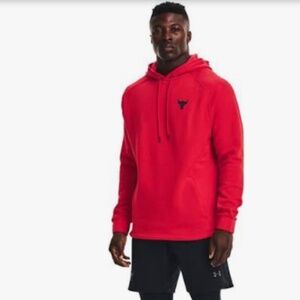 Under Armour Mens Project Rock Charged‎ Fleece Loose Pullover Hoodie